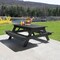 Highwood Usa Rectangle Hometown Picnic Table, Black, 6 ft L, 30 in H Overall AD-TBL-HI02-BKE - alternate 3